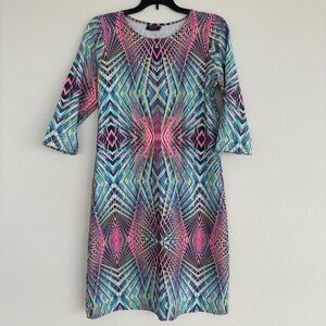 Palm Beach Girl dress, multi-color
